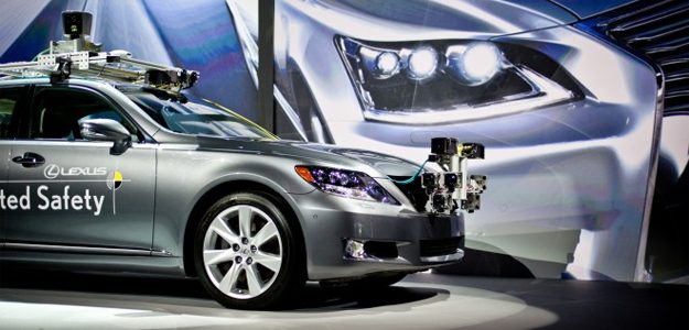 Lexus LIDAR autonomous vehicle