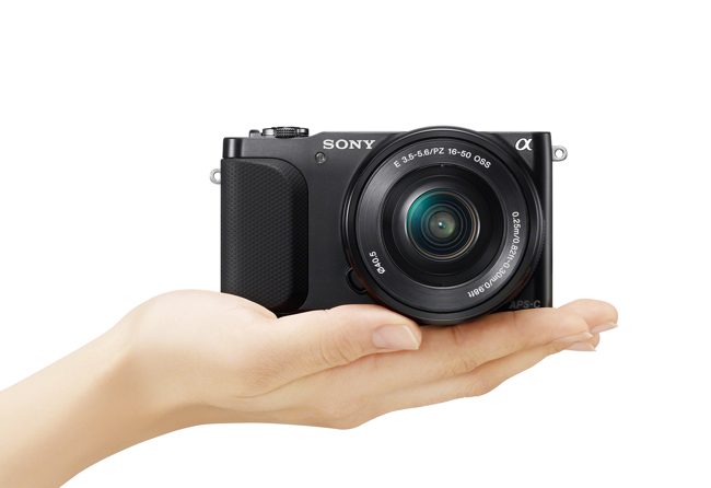 sony unveils entry level nex 3n selp1650 bk hand