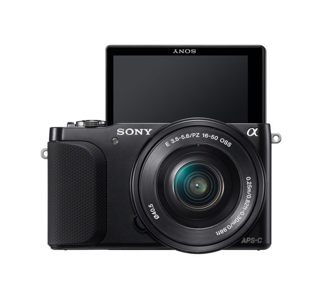 sony unveils entry level nex 3n front wselp1650 self 1 bk