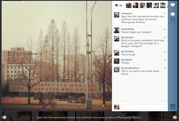 North Korea instagram
