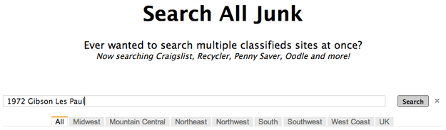 Search all Junk screenshot