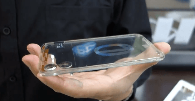 Polytron clear cell phone