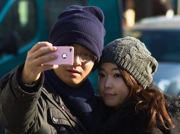 couple taking picture