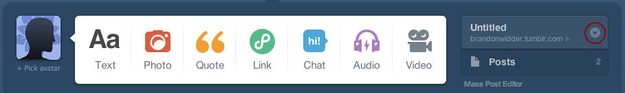 How to use Tumblr: Create a new blog