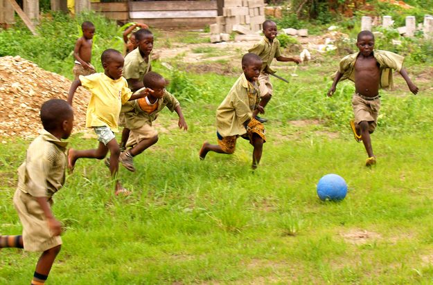 indestructible soccer ball crocs running