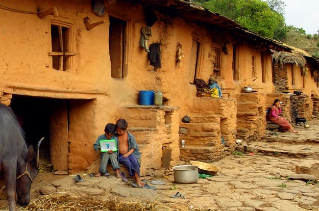 one laptop per child two boys
