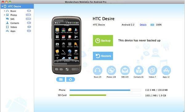 WonderShare MobileGo for Android
