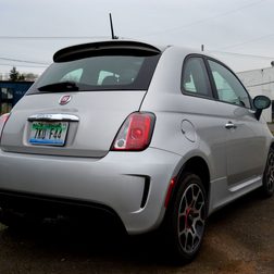 2013 fiat 500 back right angle