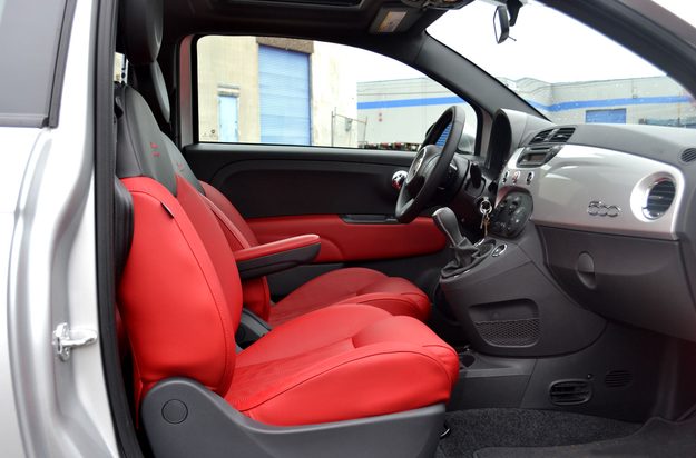 2013 fiat 500 interior front