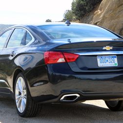 2014 chevrolet impala navy rear left angle
