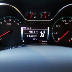 2014 chevrolet impala red speedometer
