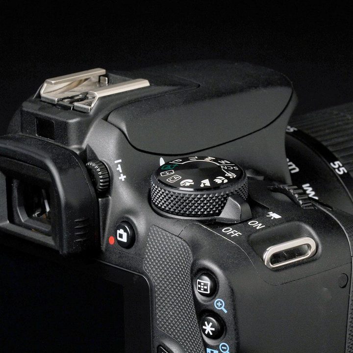 Canon Rebel SL1 top section back
