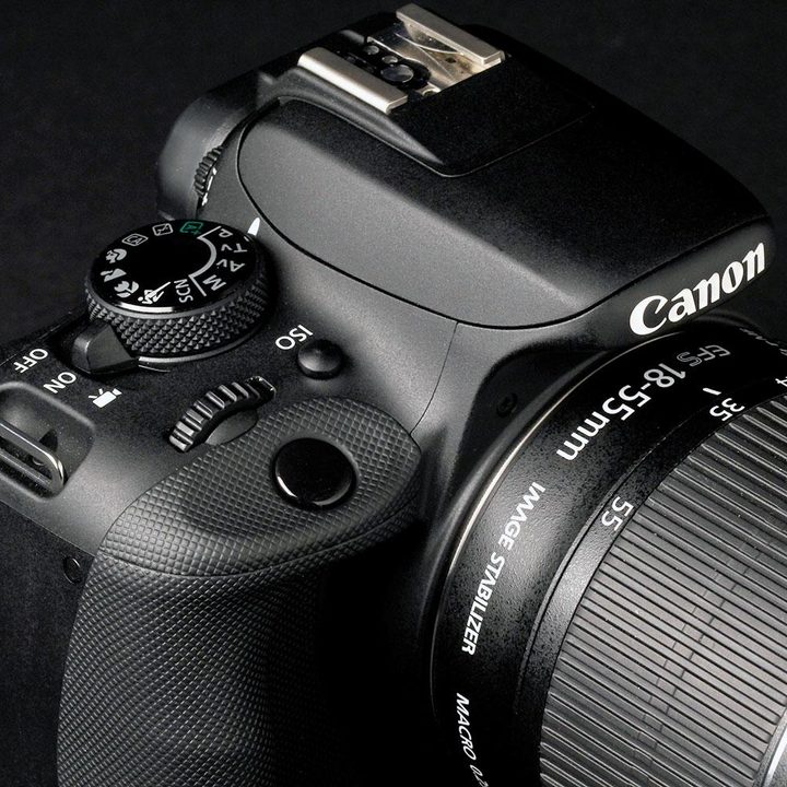 Canon Rebel SL1 top section