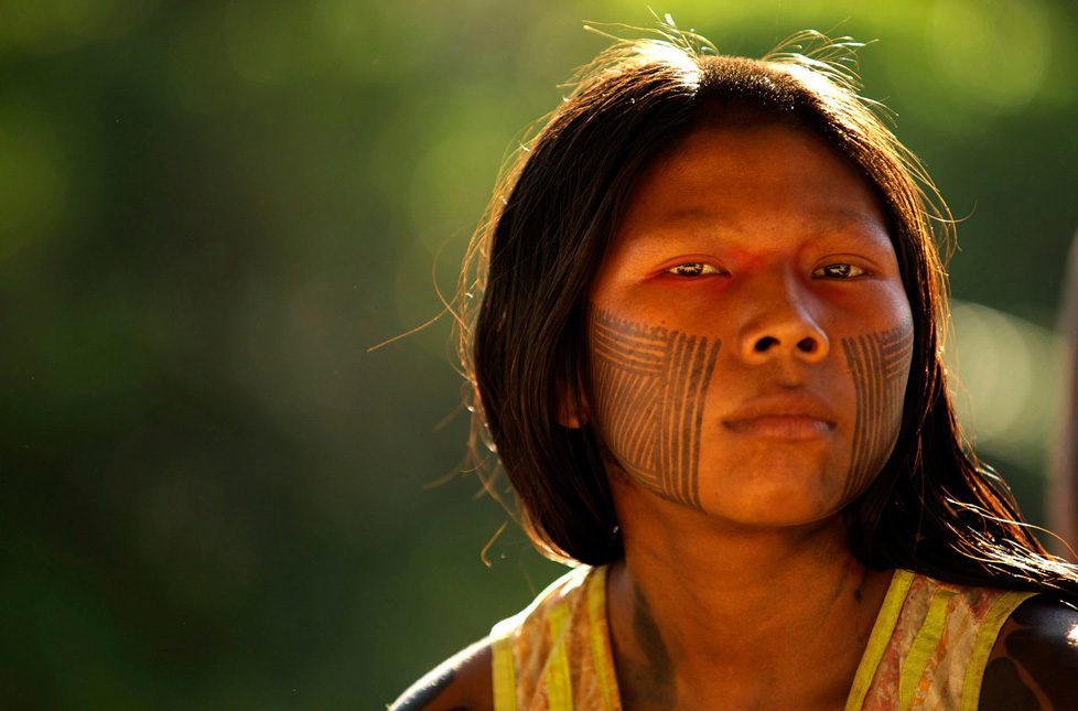 Cristina Mittermeier kayapo face