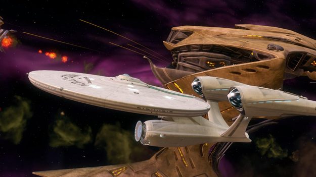 Enterprise & Gorn Ship
