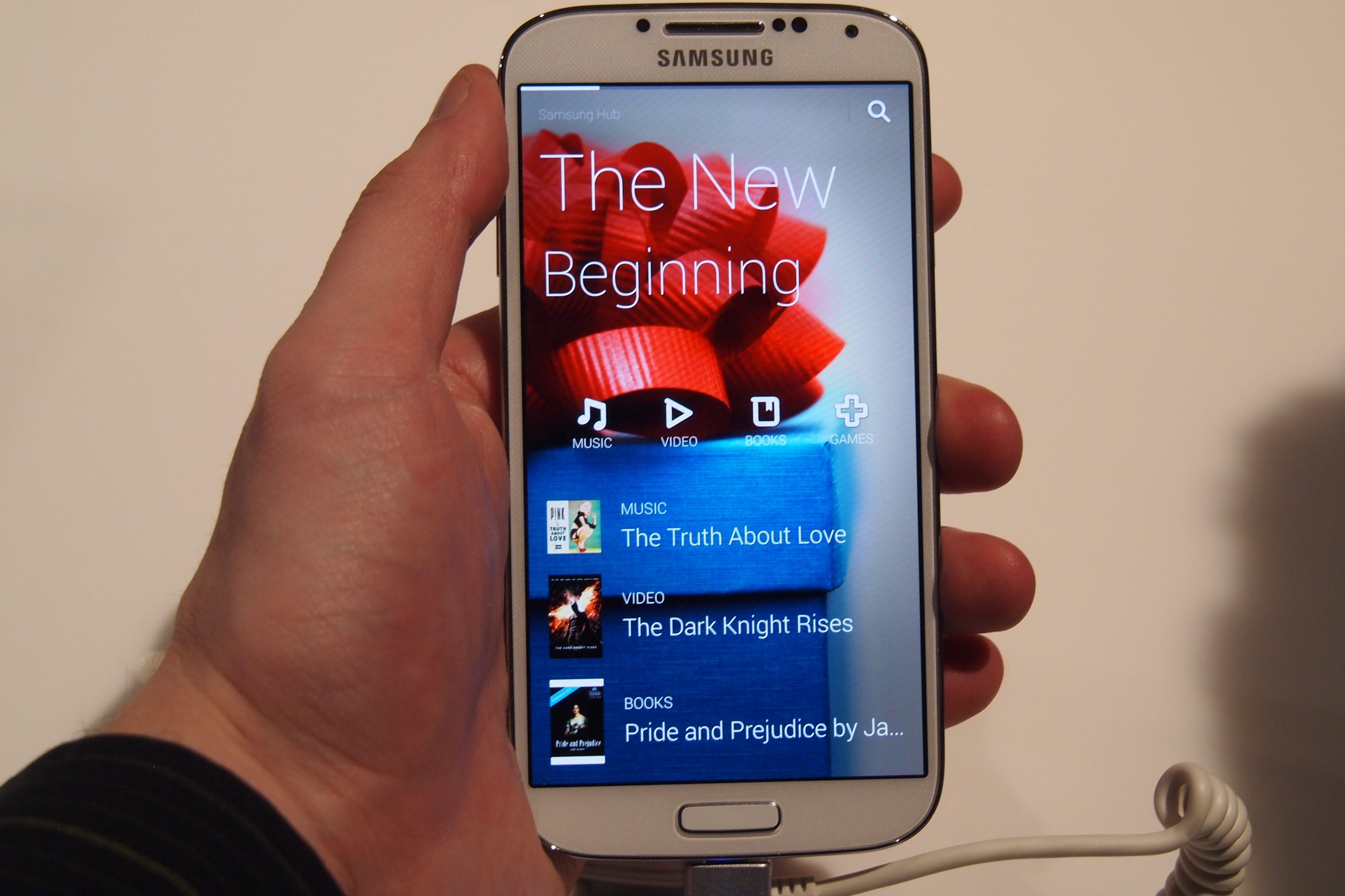Galaxy S4 gorgeous screen