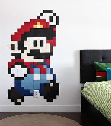 Mario-wall-art