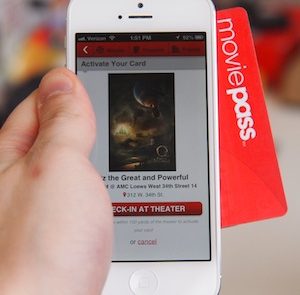 MoviePass check in