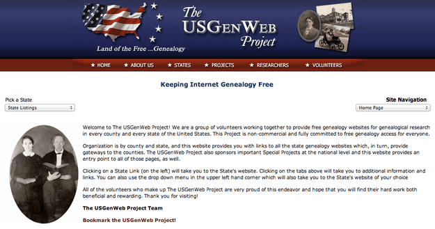 USGen Web Project Ancestry Search