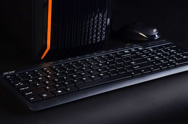 acer predator ag3620 ur12 gaming desktop keyboard mouse illumination macro