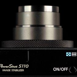 canon powershot S110 mode dial zoom lever on-off switch lens