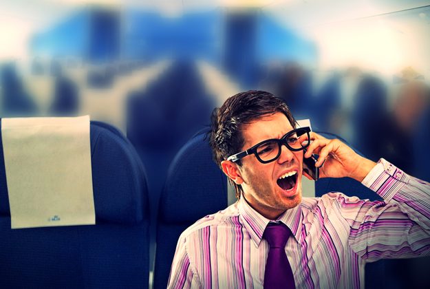 cell phone airplane etiquette