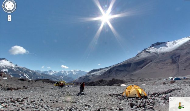 google street view mountains