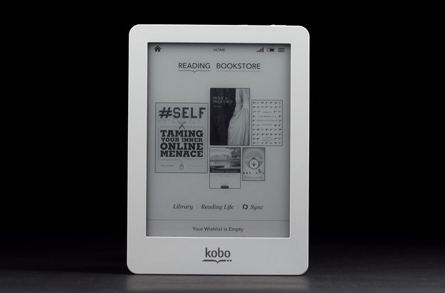 kobo glo ereader reading bookstore