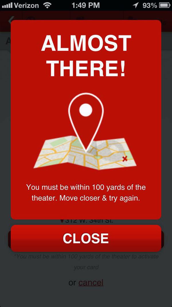 movie pass screenshot
