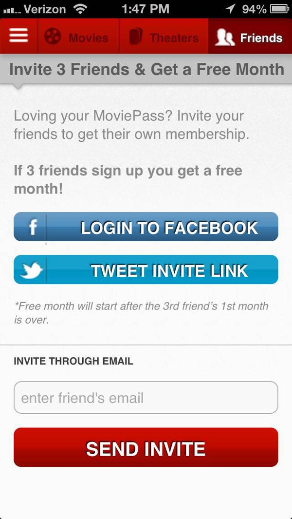 movie pass screenshot