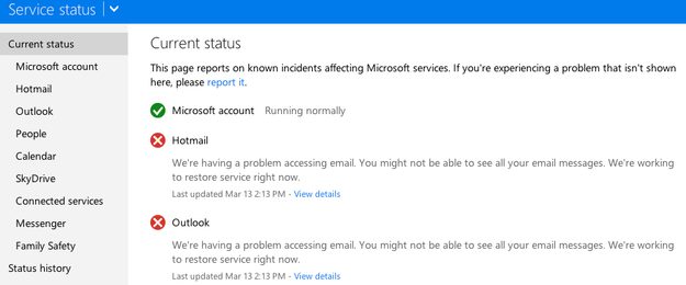outlook disruption