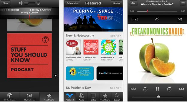 podcasts app