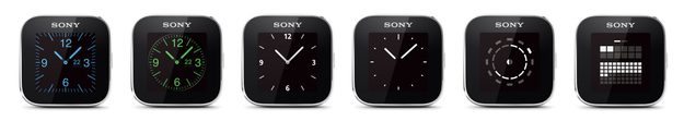 sony smartwatch interfaces
