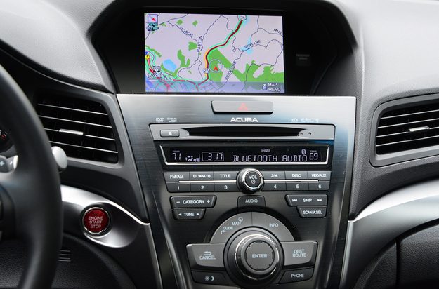 2013 acura ilx hybrid tech console