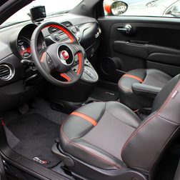 2013 fiat 500 e interior front
