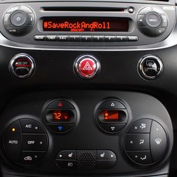 2013 fiat 500 e interior stereo console