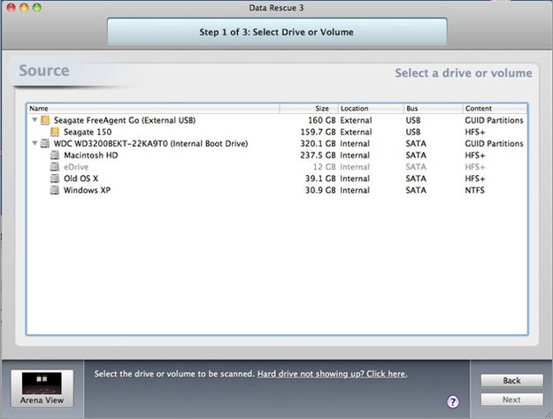 Data Rescue 3 Hard Drive Recovery
