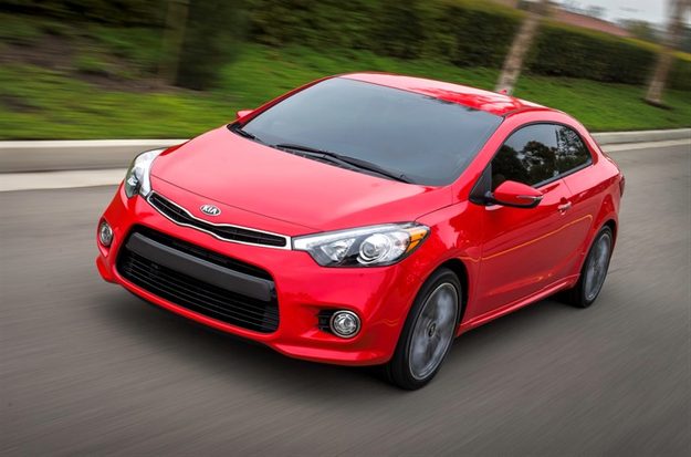 2014 Kia Forte Koup driving