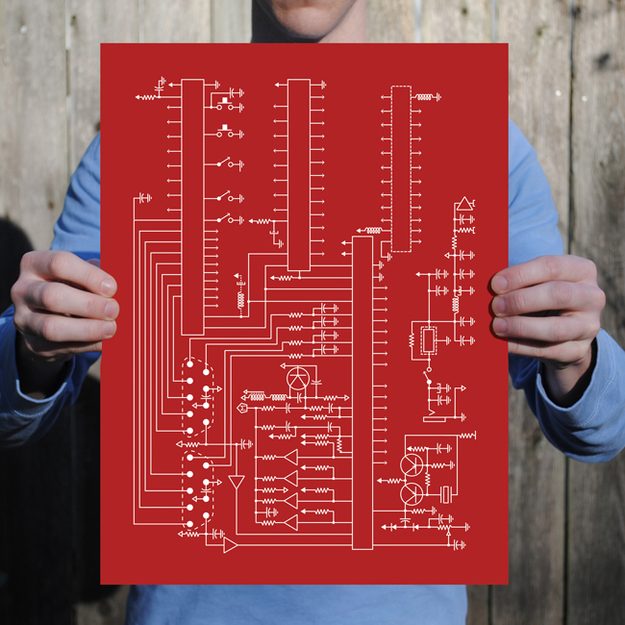 Atari_Schematic Prints from City Prints