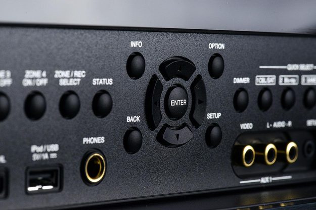 Denon AVR 4520ci AV receiver front controls
