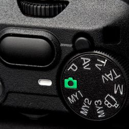Pentax Ricoh GR top controls macro