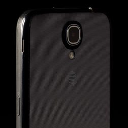 Samsung Galaxy Mega 6.3 top back angle macro