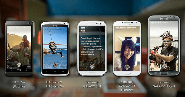 Facebook Home phones