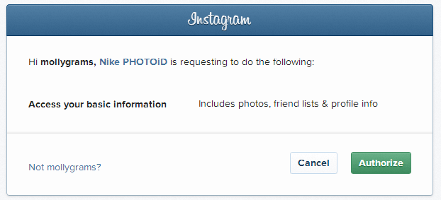 nikephotoid authorize
