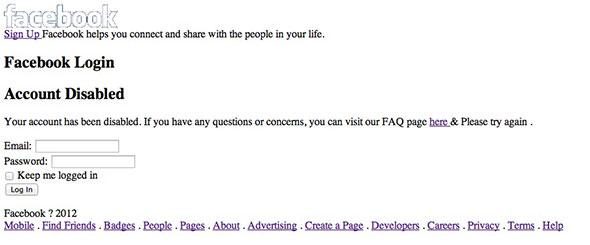 facebook phishing scam