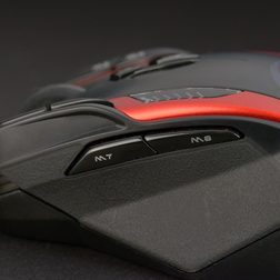 gx gila gaming mouse adjustable metal weights macro