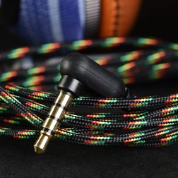 house of marley riddim on ear headphones em_jh053_sk right angled 3.5mm gold plated connector