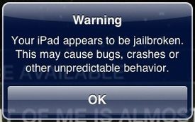 Apple Jailbreak Warning