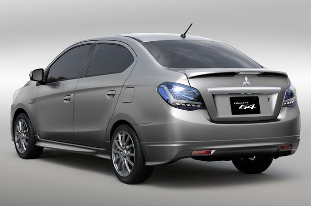 Mitsubishi G4 concept rear three quarter