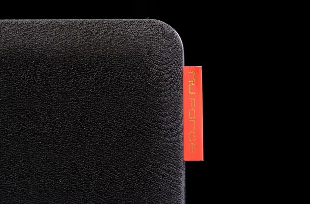 nuforce s3_bt bluetooth bookshelf speakers front logo macro